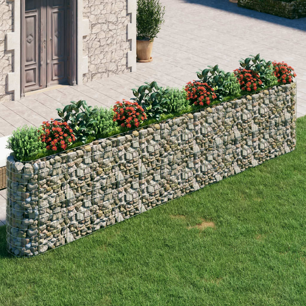 Gabion Raised Bed Galvanised Iron