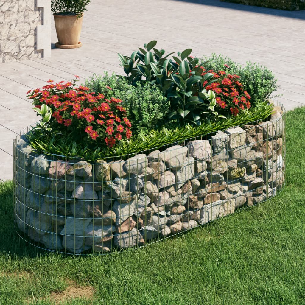 Gabion Raised Bed Galvanised Iron