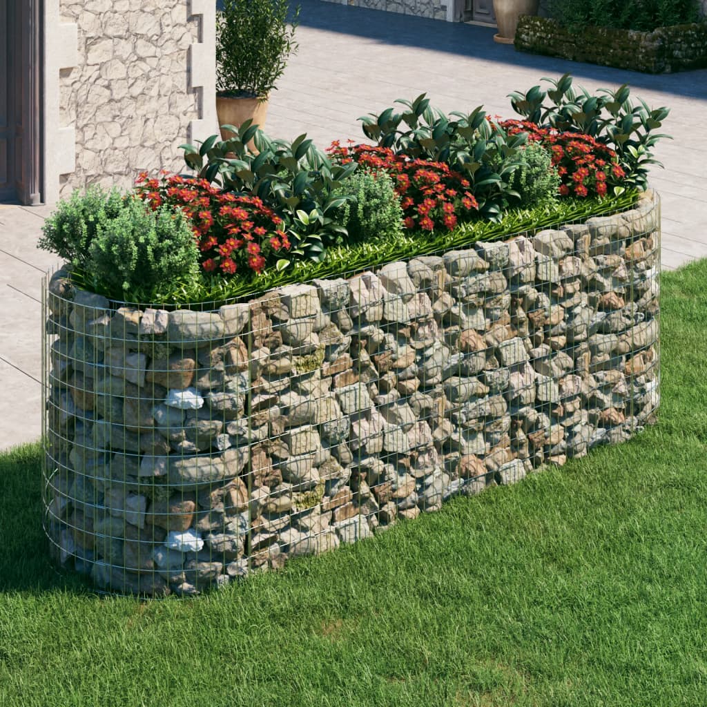 Gabion Raised Bed Galvanised Iron