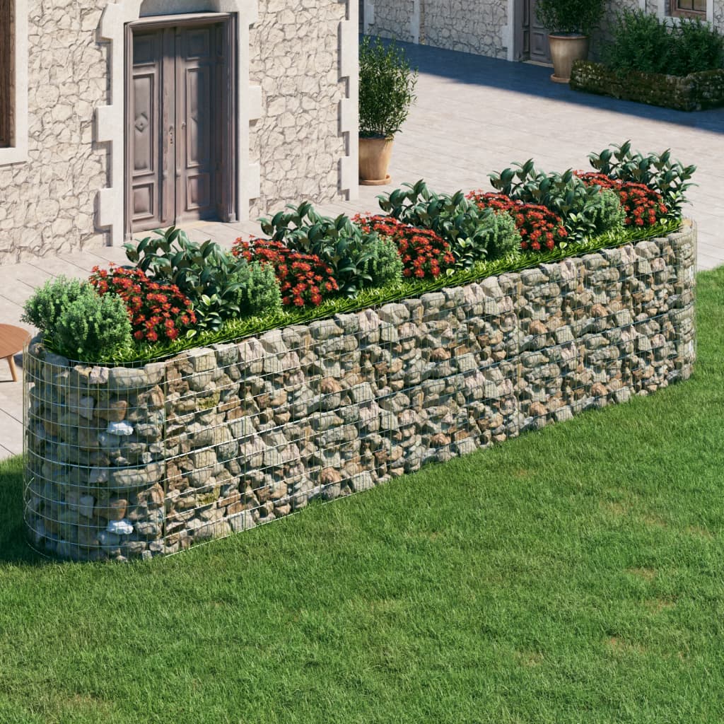 Gabion Raised Bed Galvanised Iron