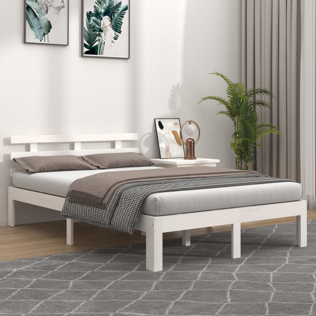 Bed Frame Without Mattress Solid Wood
