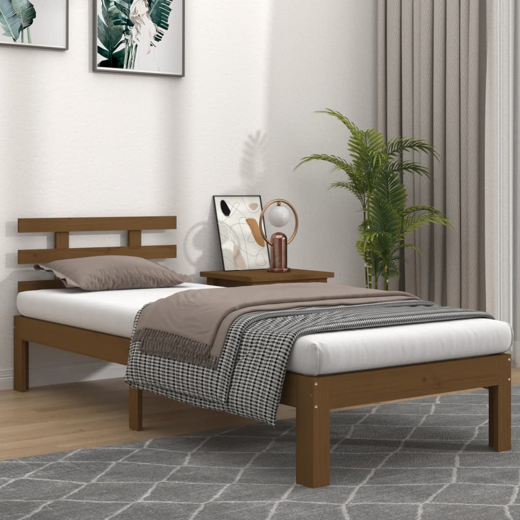 Bed Frame Without Mattress Solid Wood