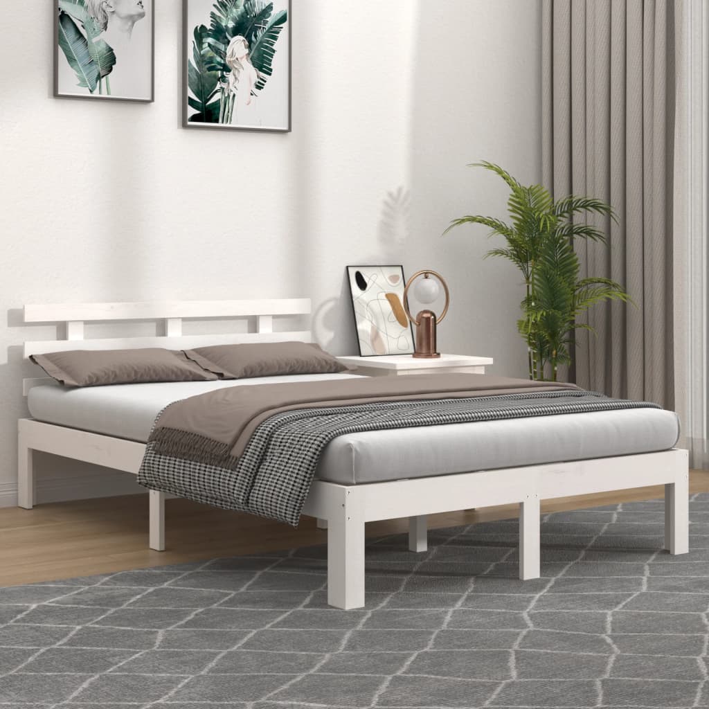 Bed Frame Without Mattress Solid Wood