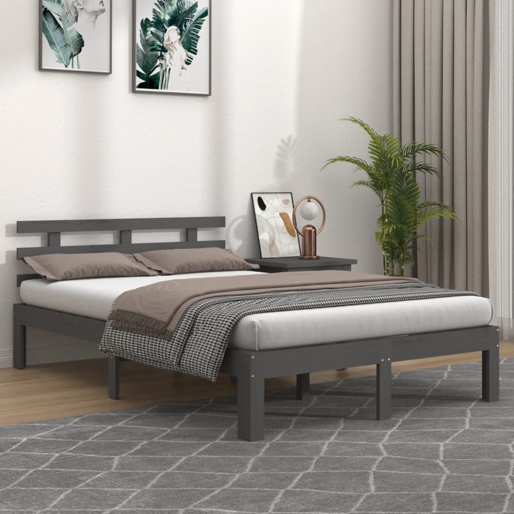 Bed Frame Without Mattress Solid Wood