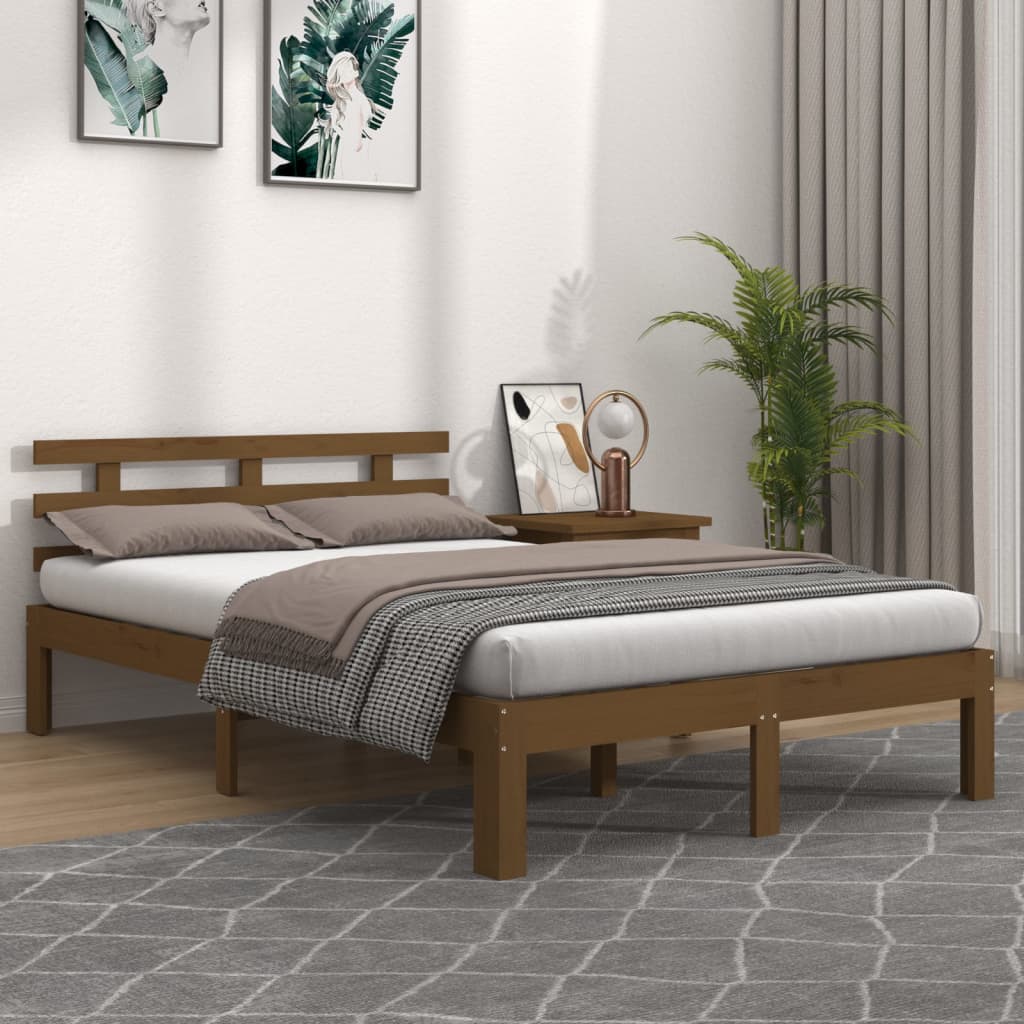 Bed Frame Without Mattress Solid Wood
