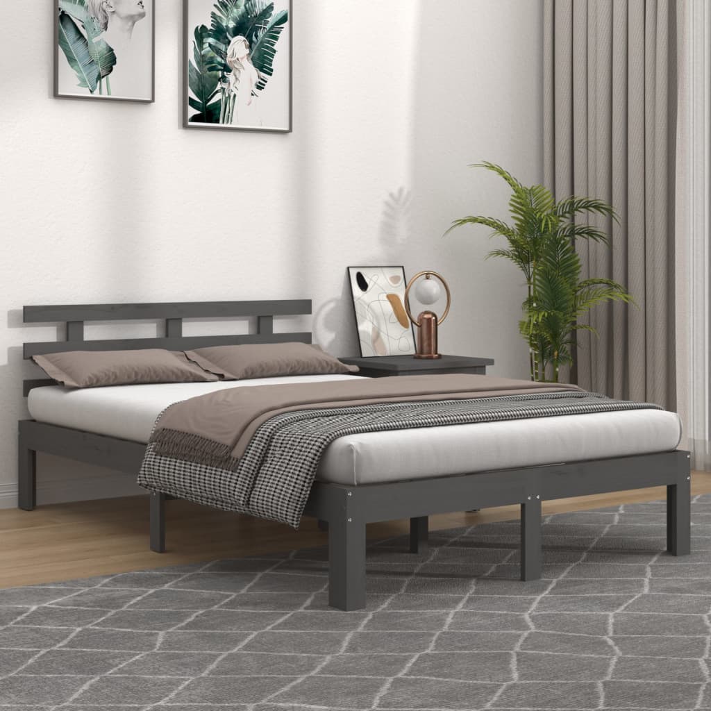 Bed Frame Without Mattress Solid Wood
