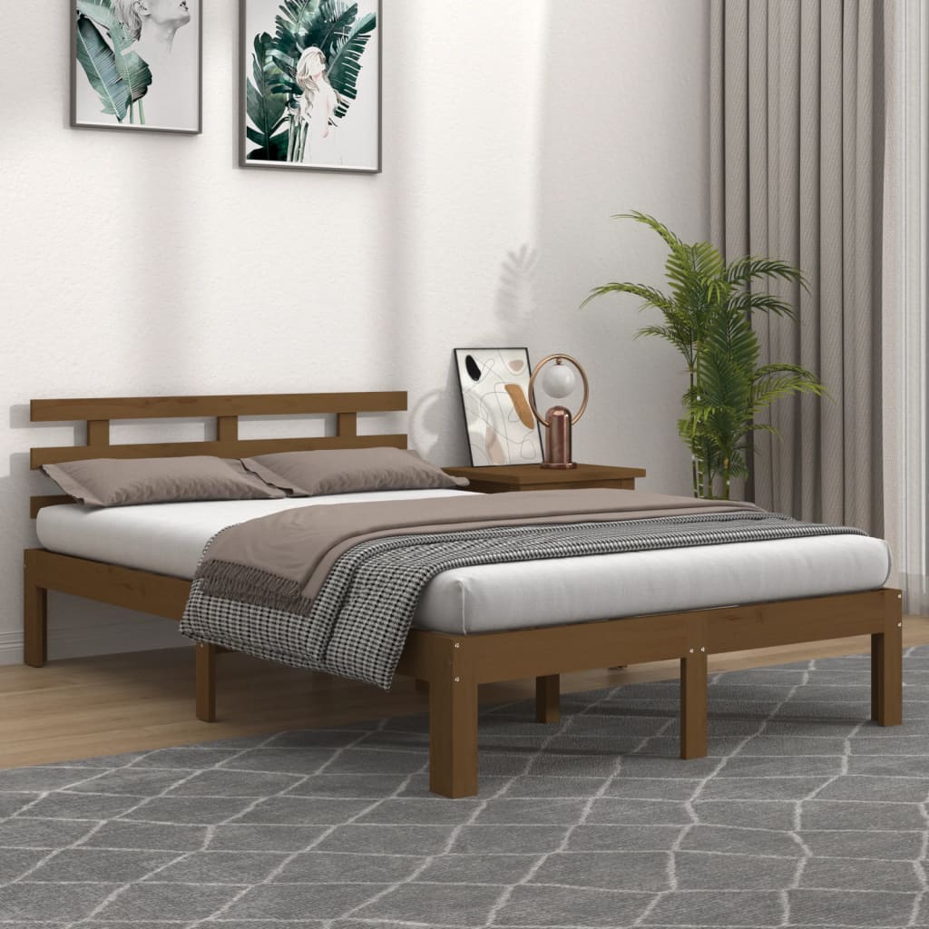 Bed Frame Without Mattress Solid Wood