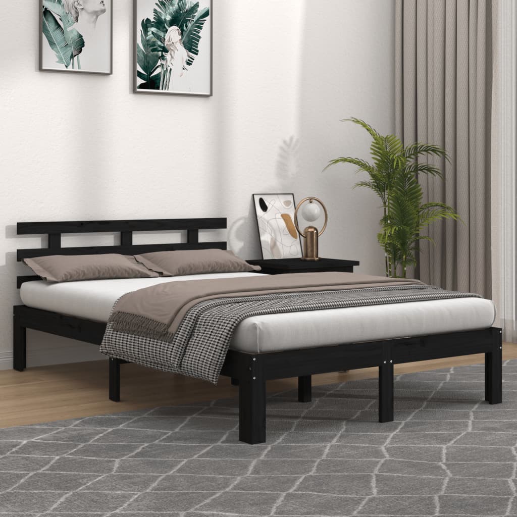 Bed Frame Without Mattress Solid Wood