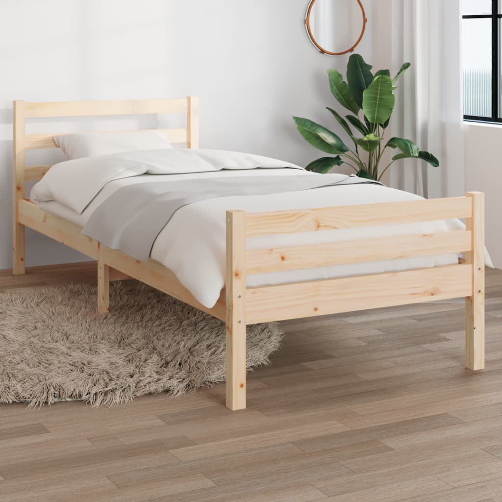 Bed Frame Without Mattress Solid Wood