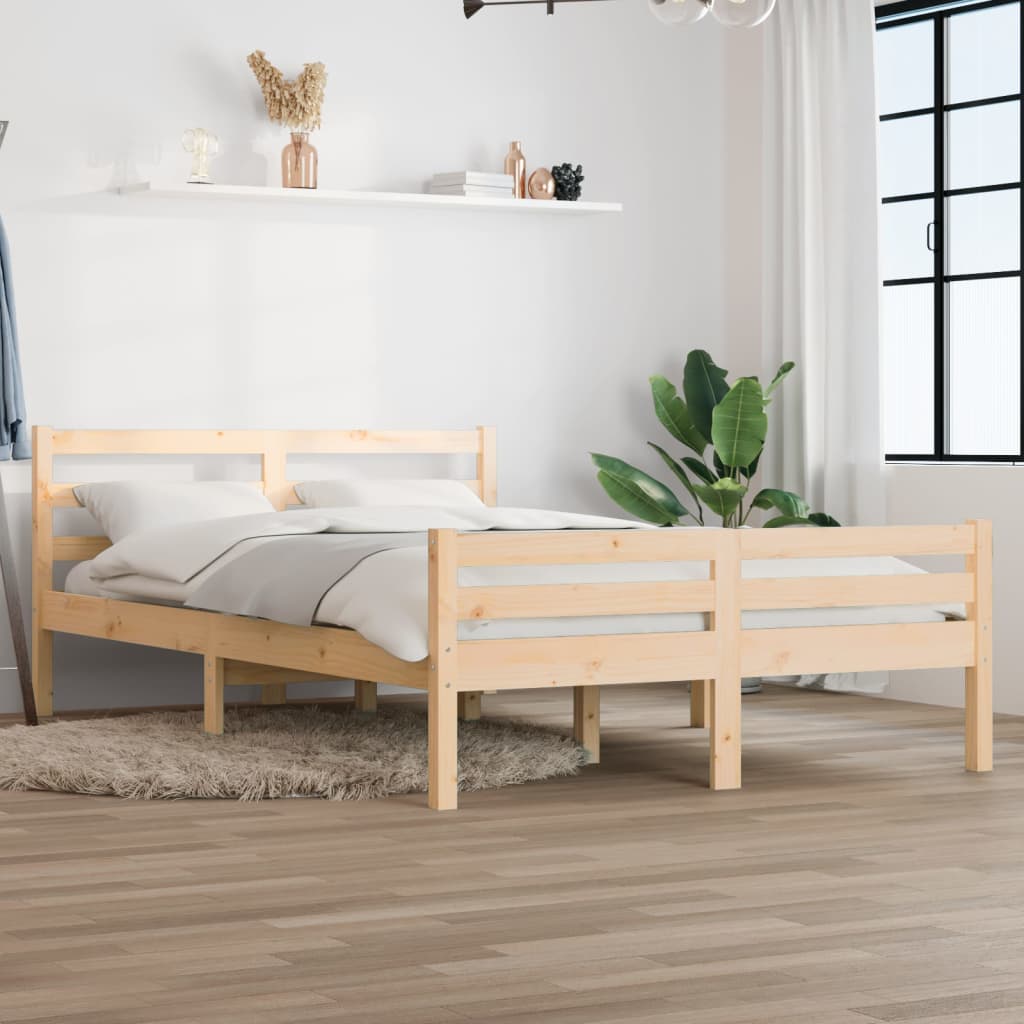 Bed Frame Without Mattress Solid Wood