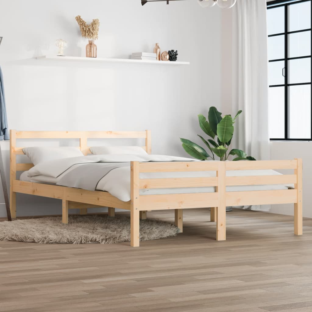 Bed Frame Without Mattress Solid Wood