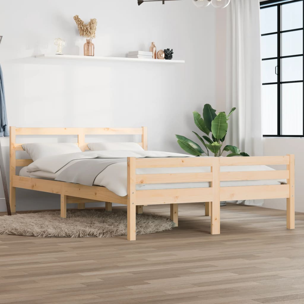Bed Frame Without Mattress Solid Wood