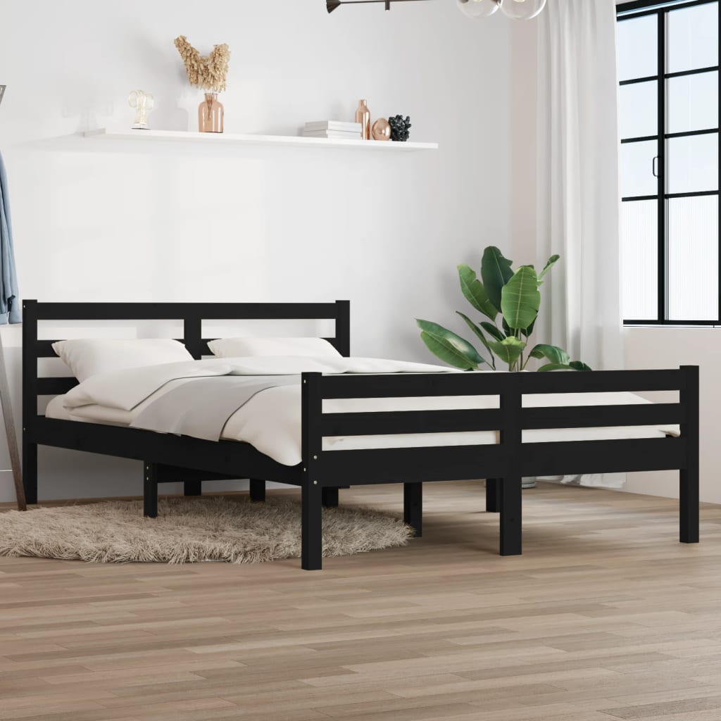 Bed Frame Without Mattress Solid Wood