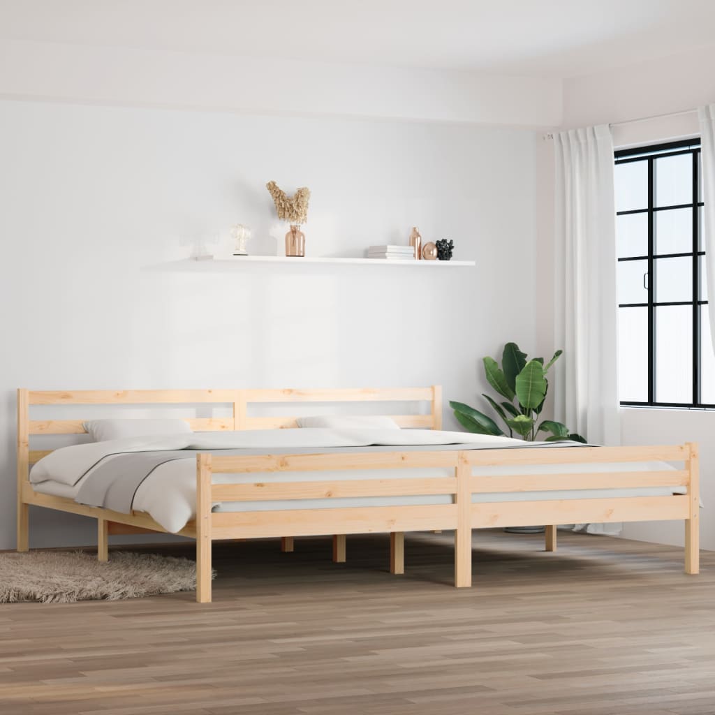 Bed Frame Without Mattress Solid Wood