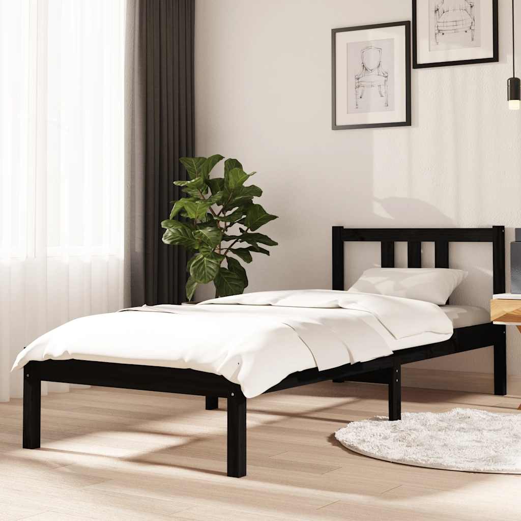 Bed Frame Without Mattress Solid Wood Double