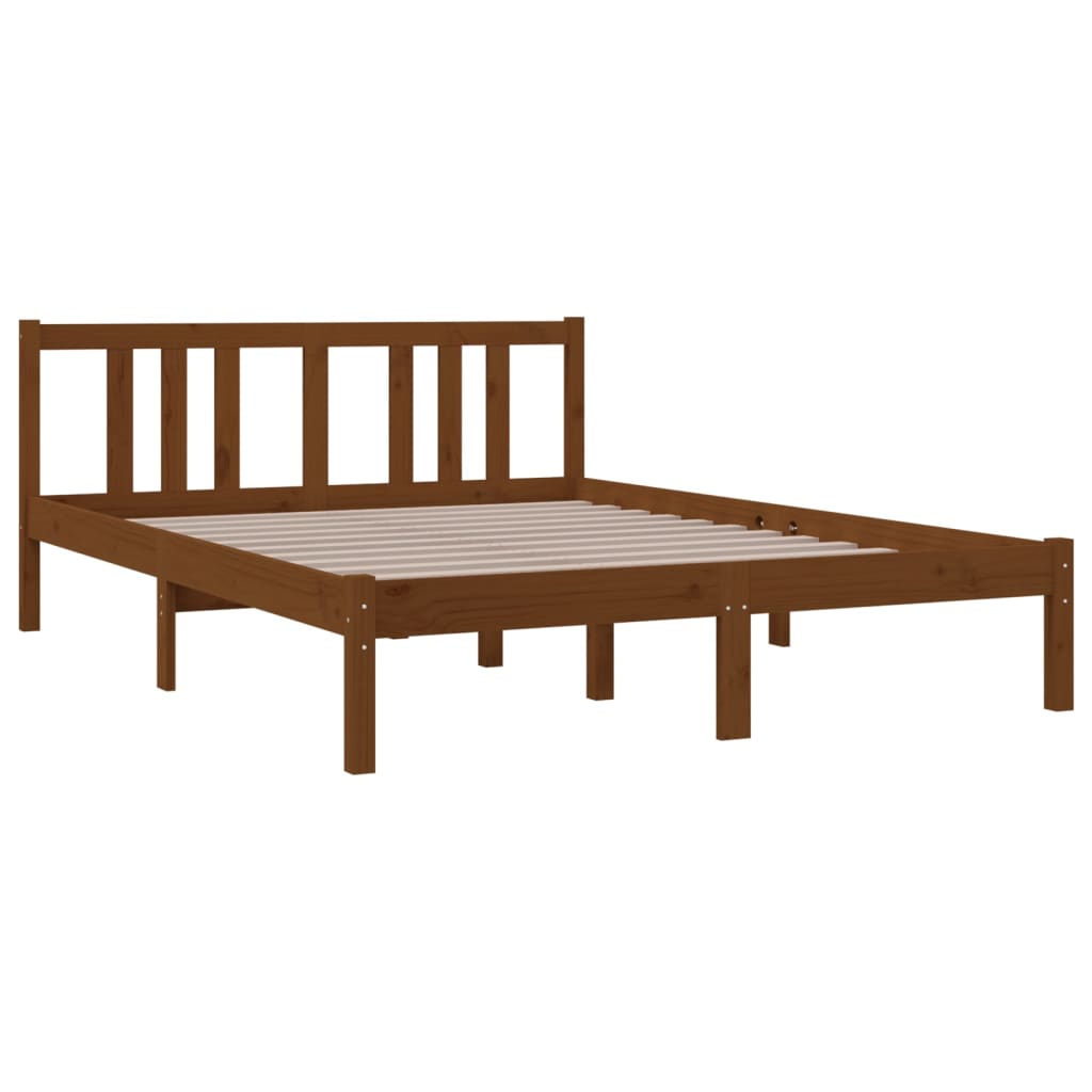 Bed Frame Without Mattress Solid Wood Double