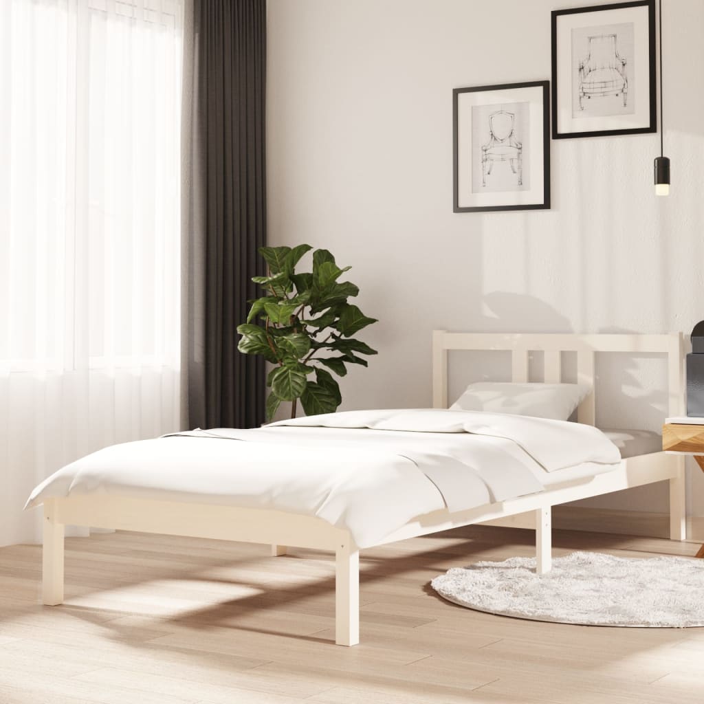 Bed Frame Without Mattress Solid Wood Double