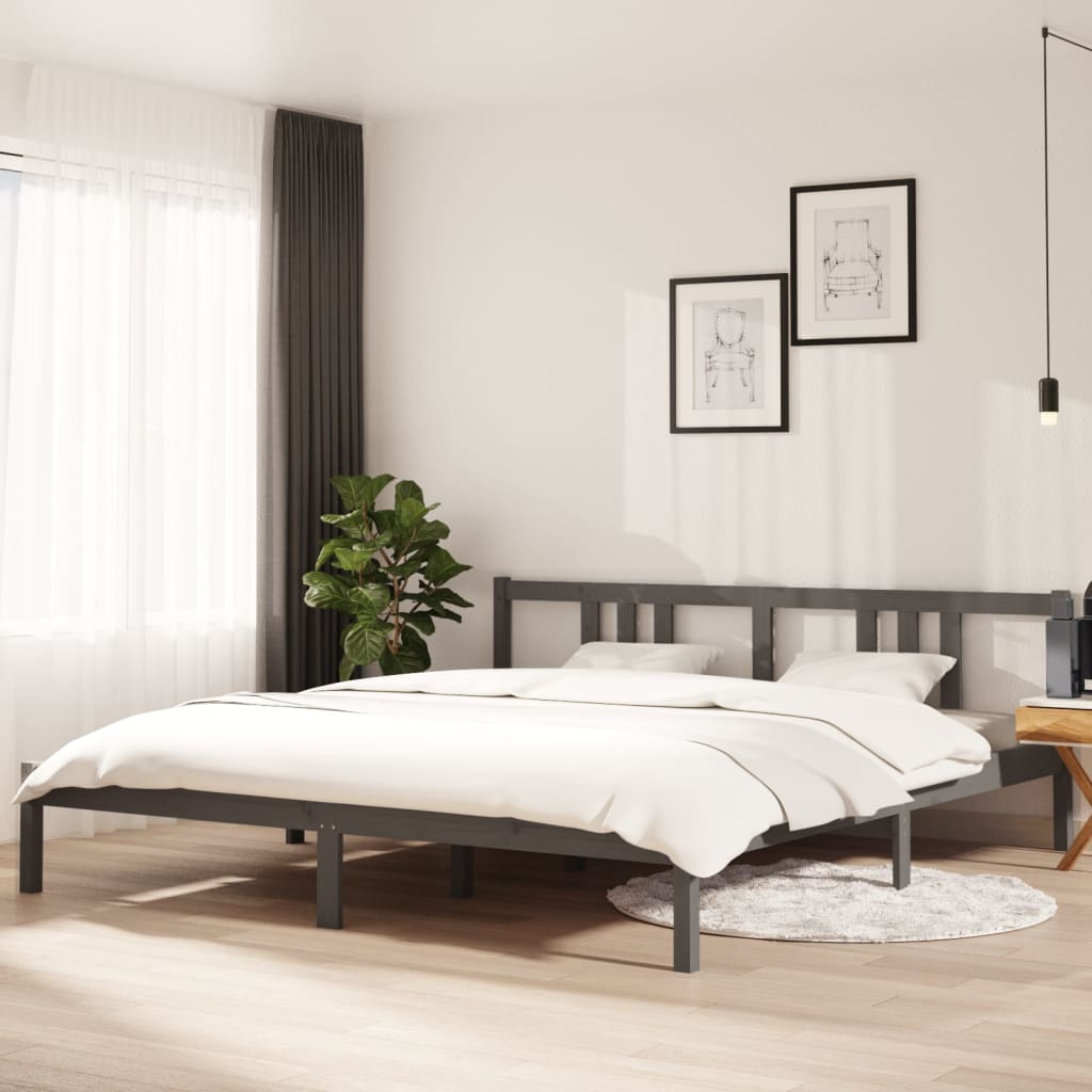 Bed Frame Without Mattress Solid Wood Double