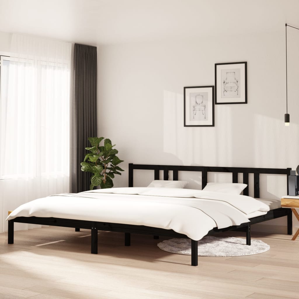 Bed Frame Without Mattress Solid Wood Double