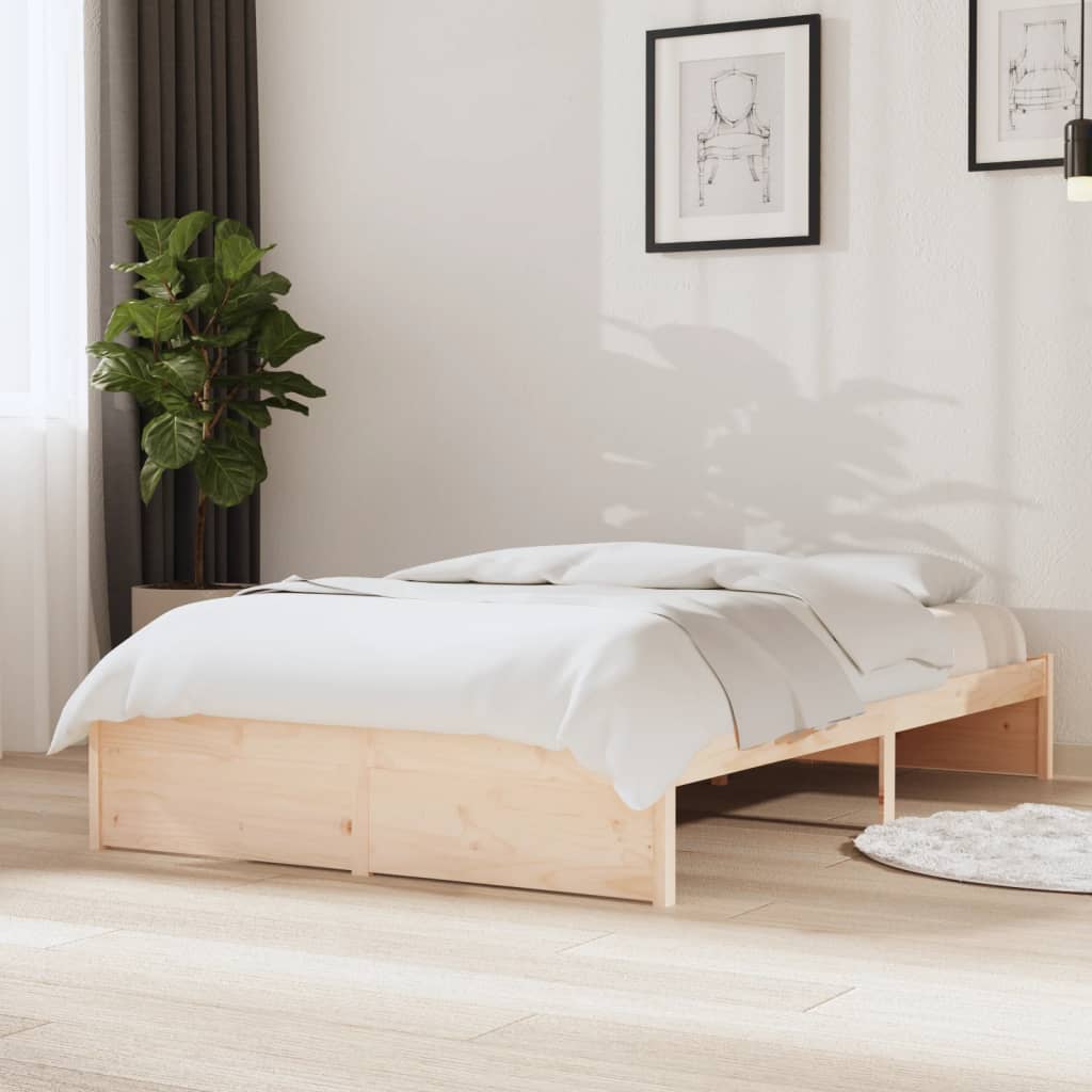 Bed Frame Without Mattress Solid Wood King Size King Size