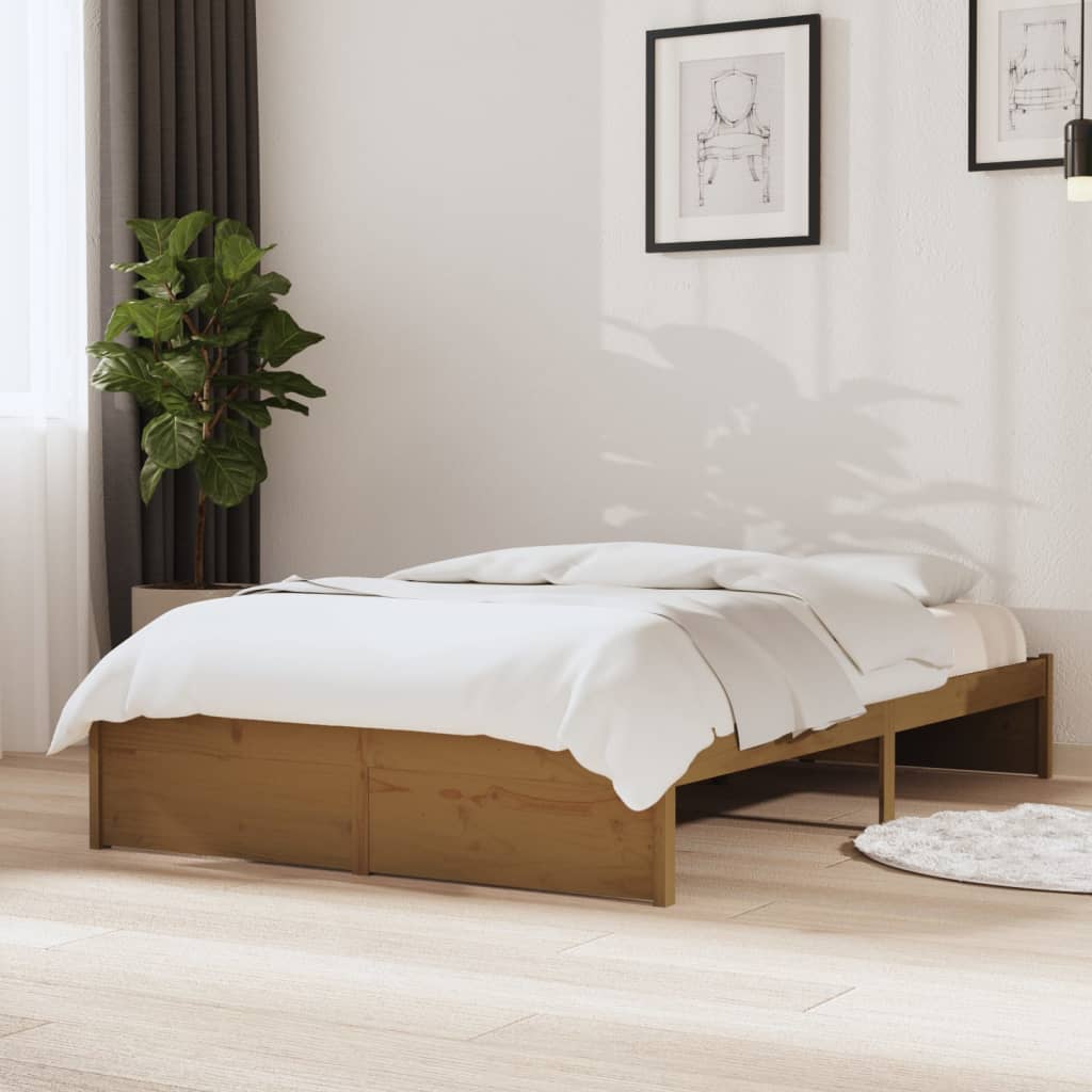 Bed Frame Without Mattress Solid Wood King Size King Size
