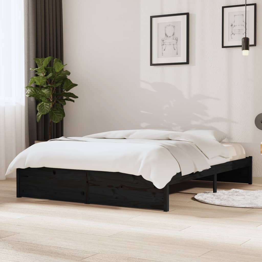 Bed Frame Without Mattress Solid Wood King Size King Size