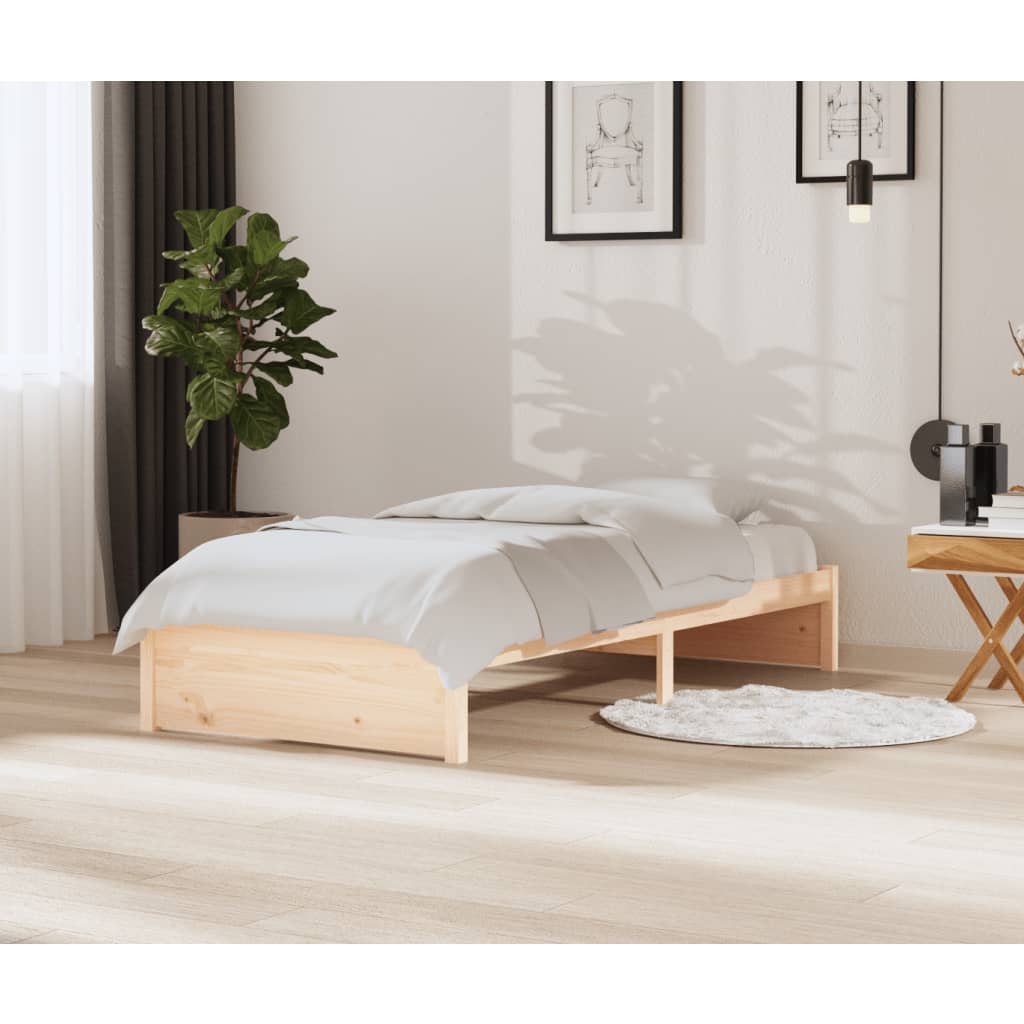Bed Frame Without Mattress Solid Wood King Size King Size