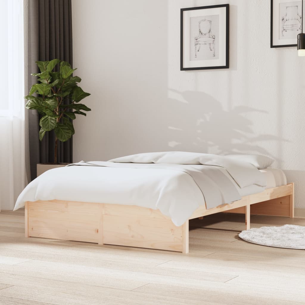 Bed Frame Without Mattress Solid Wood King Size King Size