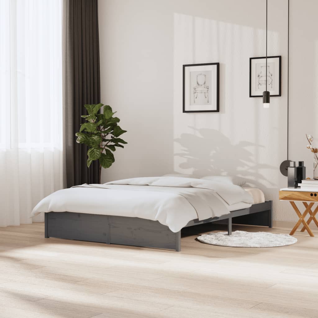 Bed Frame Without Mattress Solid Wood King Size King Size