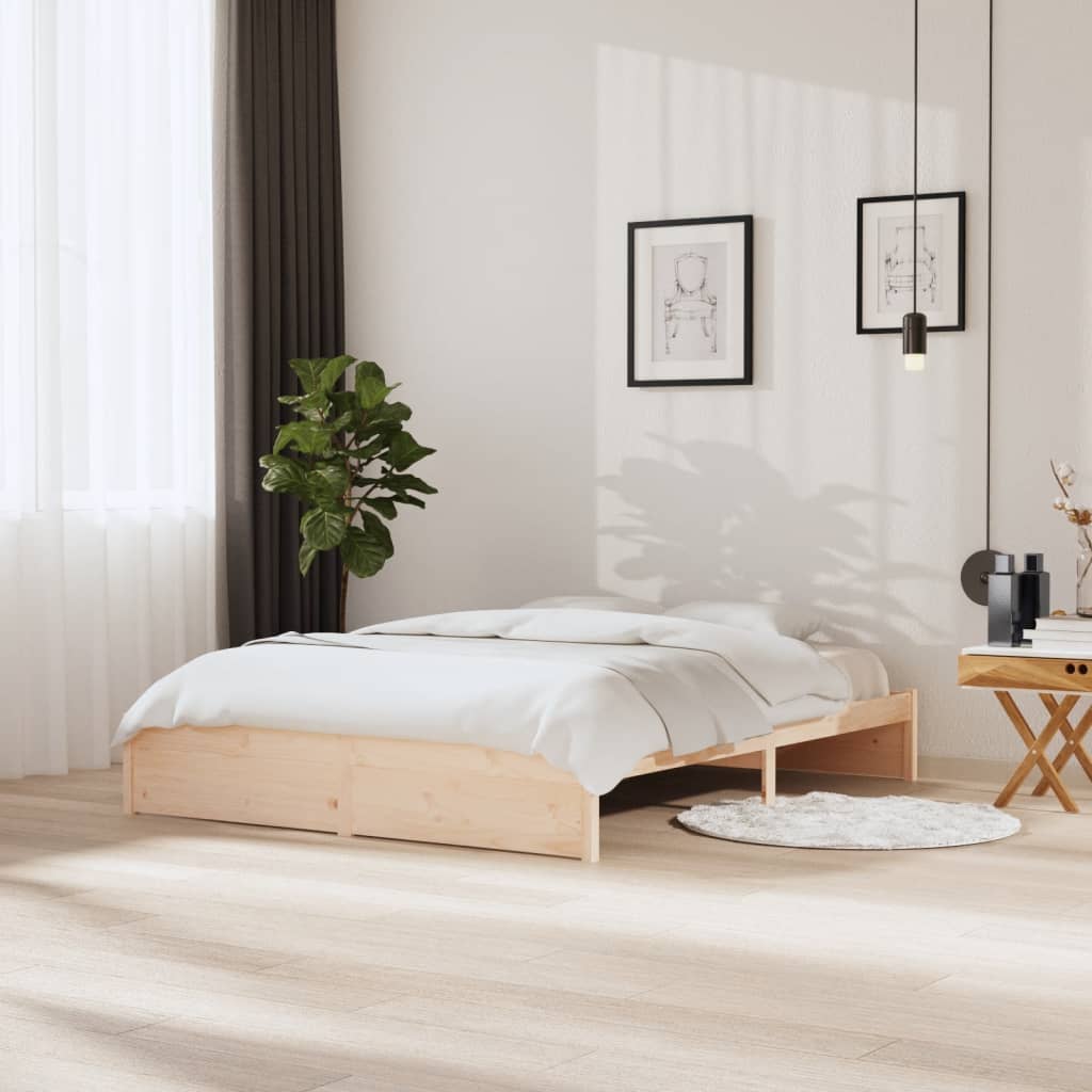 Bed Frame Without Mattress Solid Wood King Size King Size