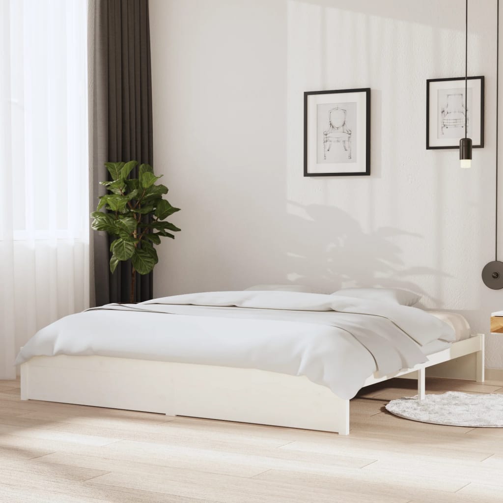 Bed Frame Without Mattress Solid Wood King Size King Size