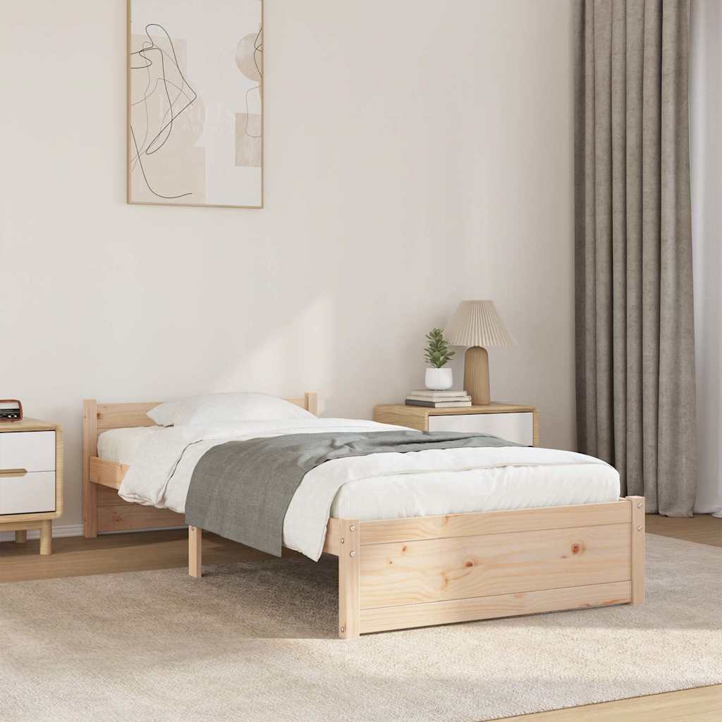 Bed Frame Without Mattress Solid Wood