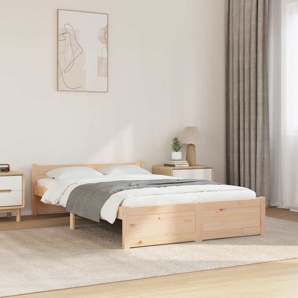 Bed Frame Without Mattress Solid Wood