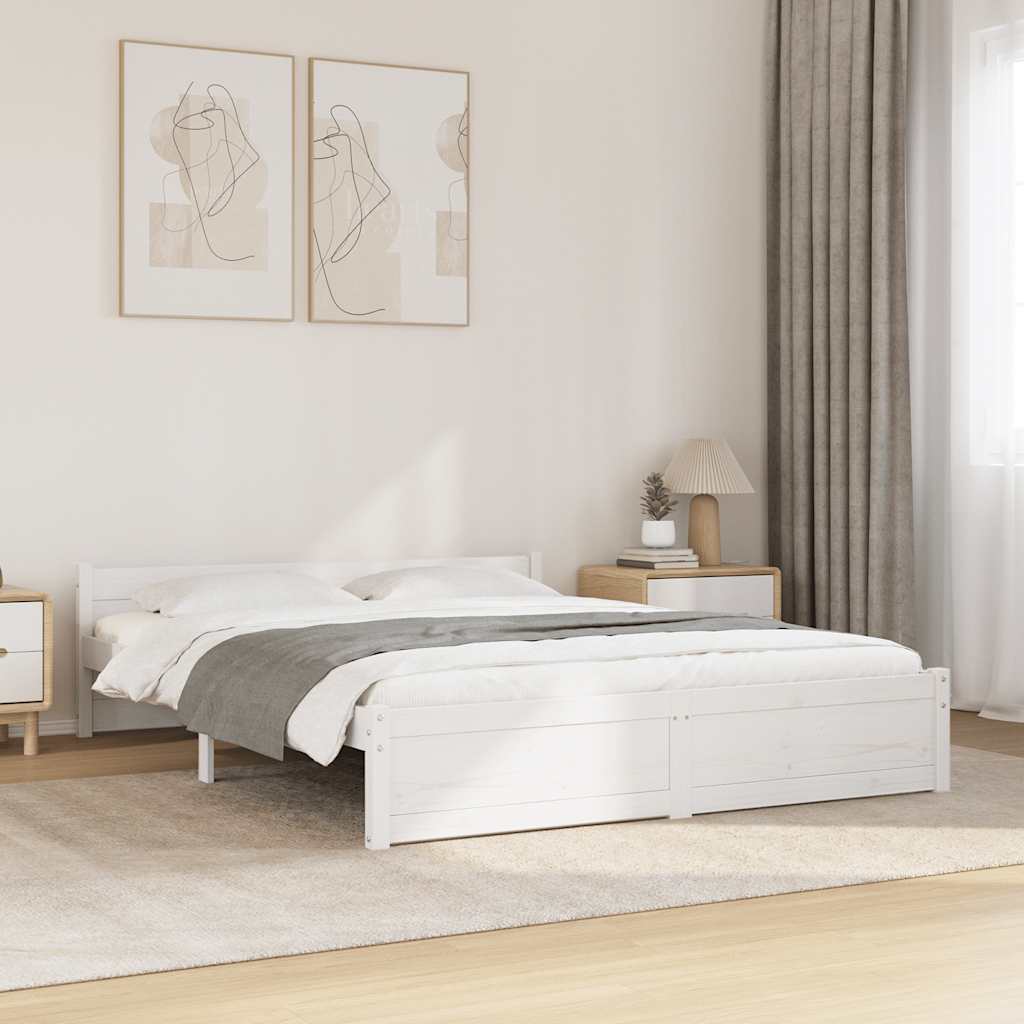 Bed Frame Without Mattress Solid Wood