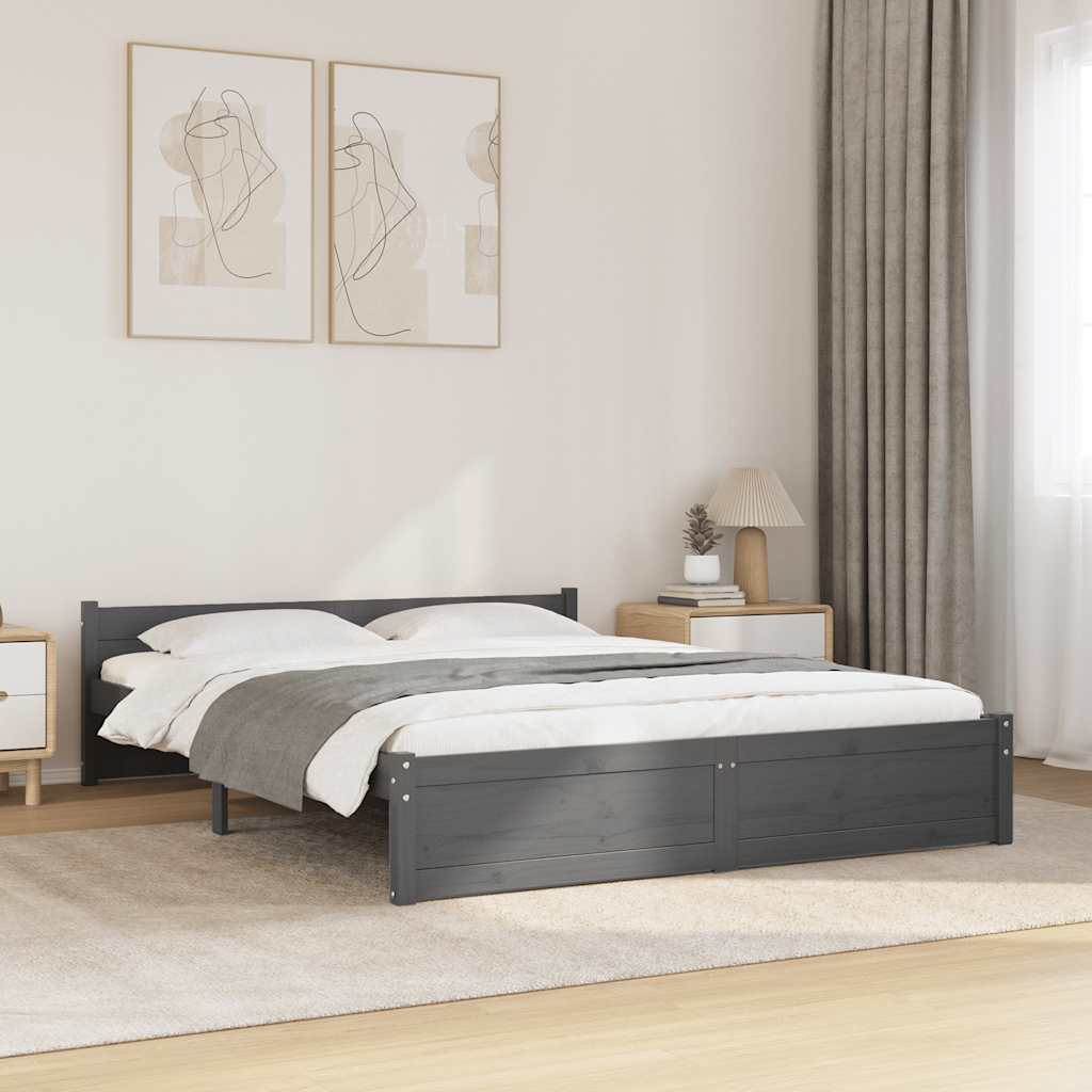 Bed Frame Without Mattress Solid Wood