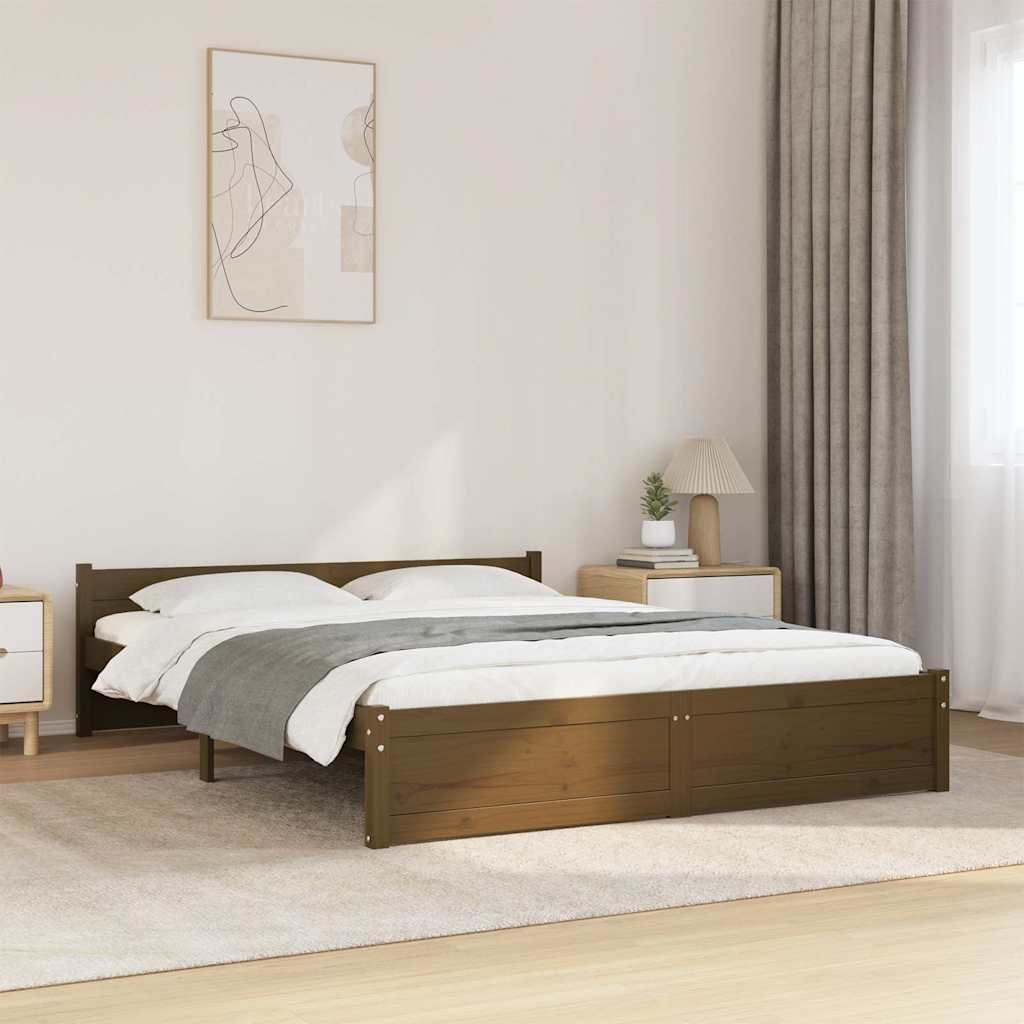 Bed Frame Without Mattress Solid Wood