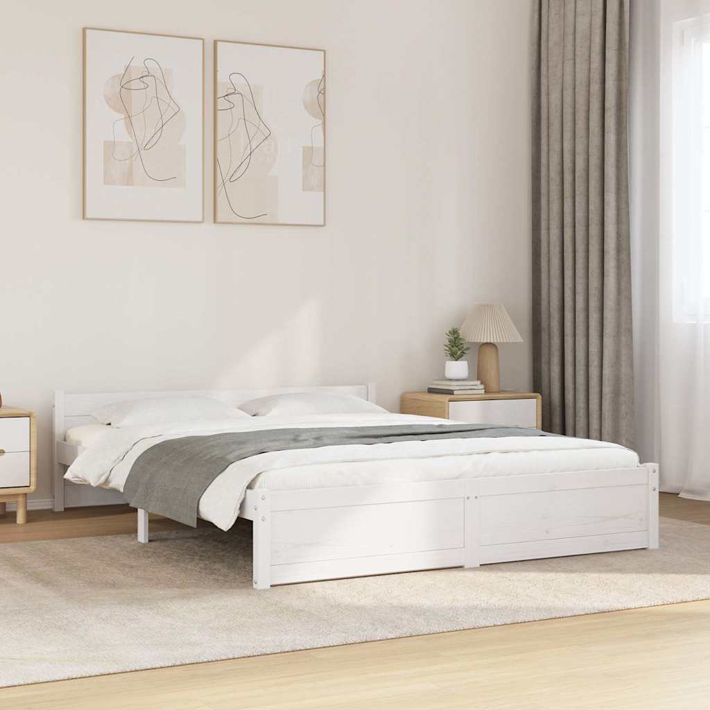 Bed Frame Without Mattress Solid Wood