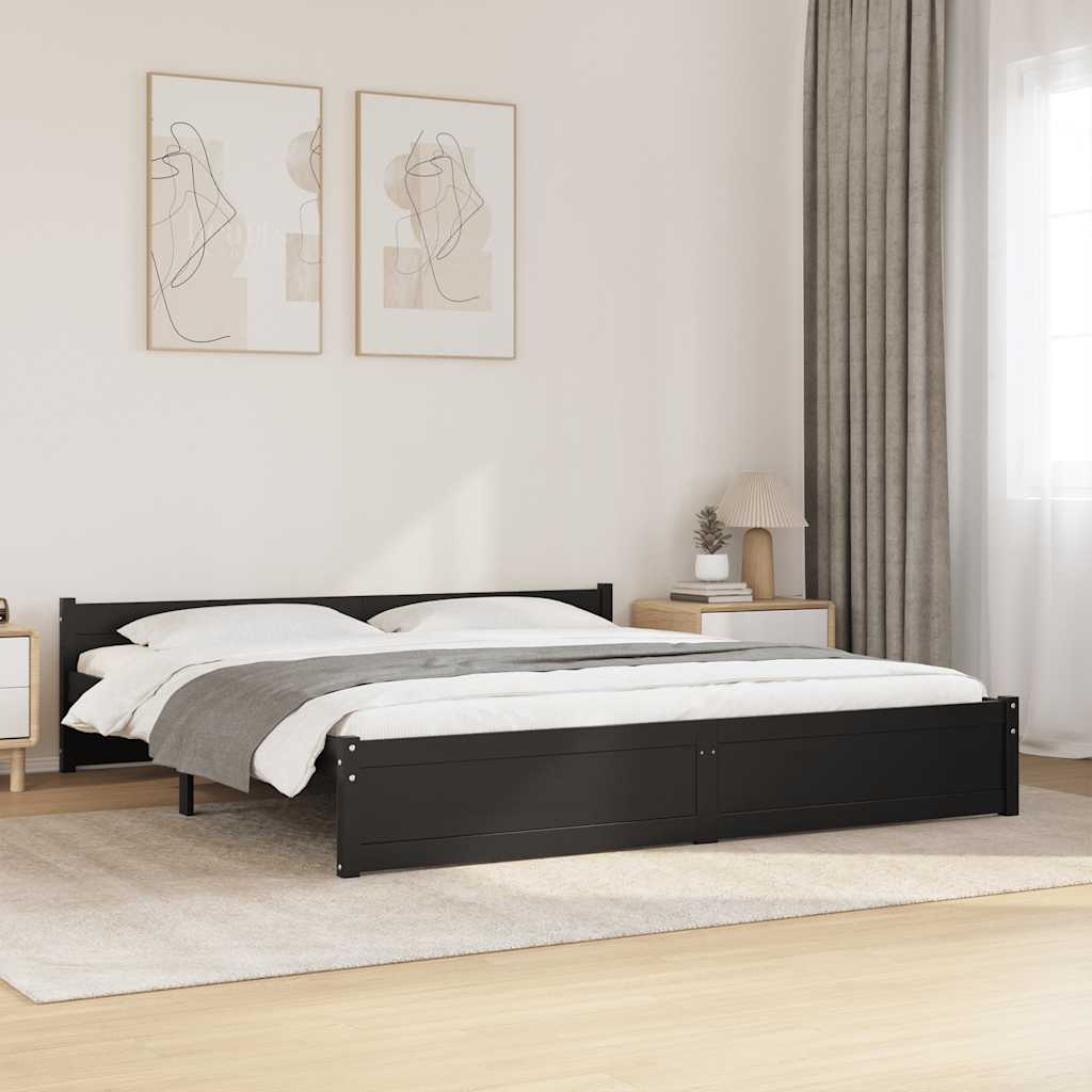 Bed Frame Without Mattress Solid Wood