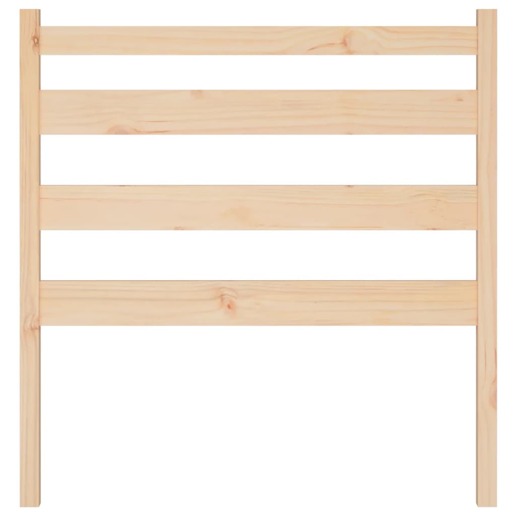 Bed Headboard 106X4X100 Cm Solid Wood Pine