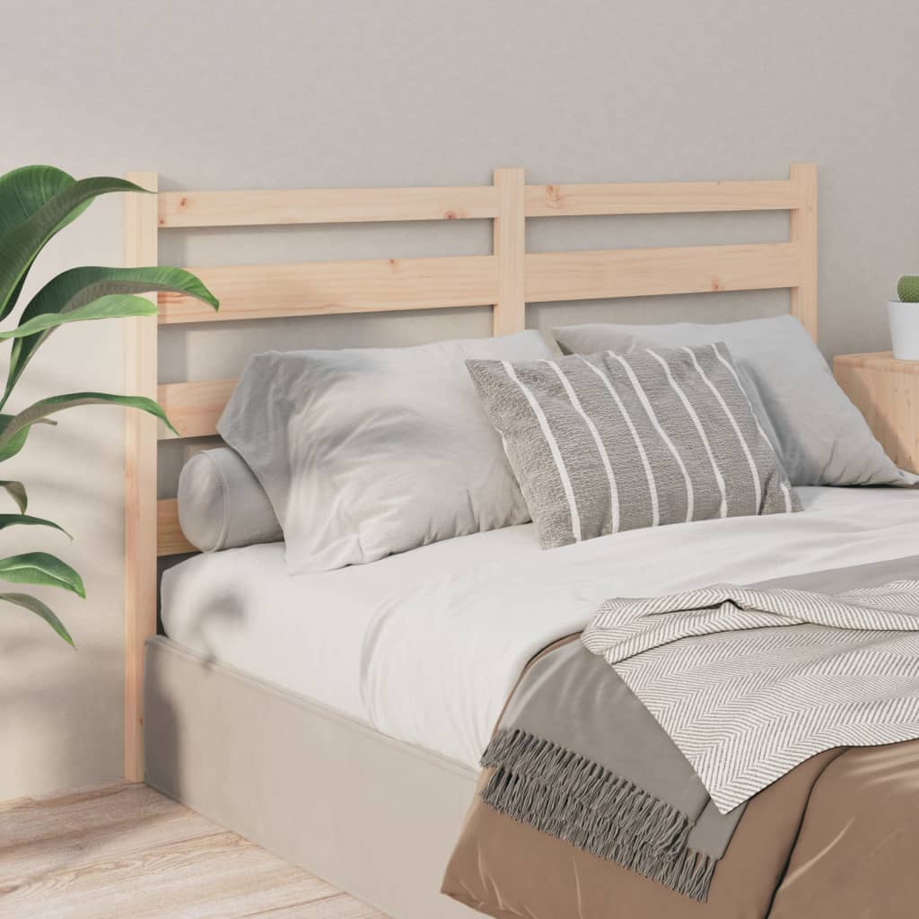 Bed Headboard 106X4X100 Cm Solid Wood Pine