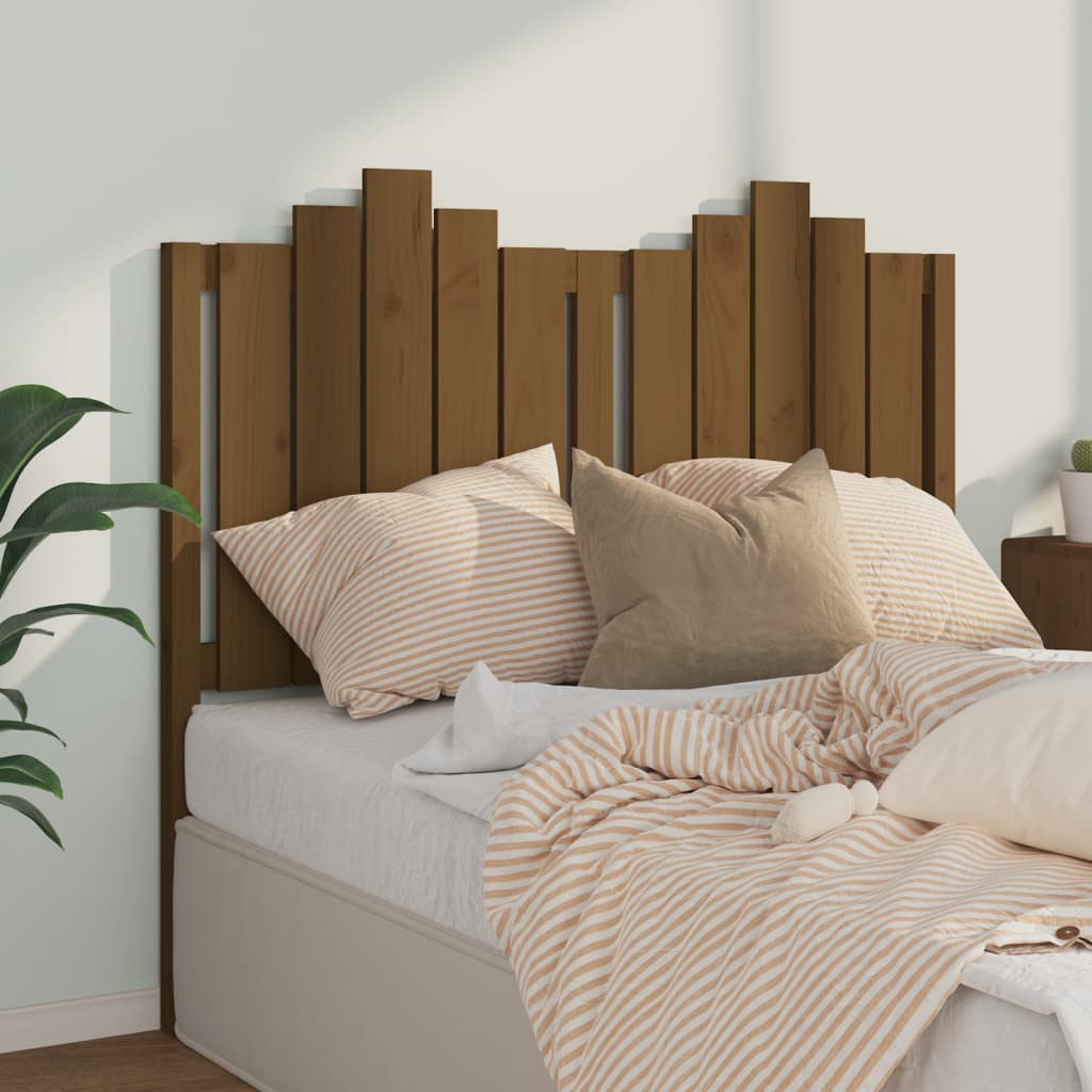 Bed Headboard 106X4X110 Cm Solid Wood Pine
