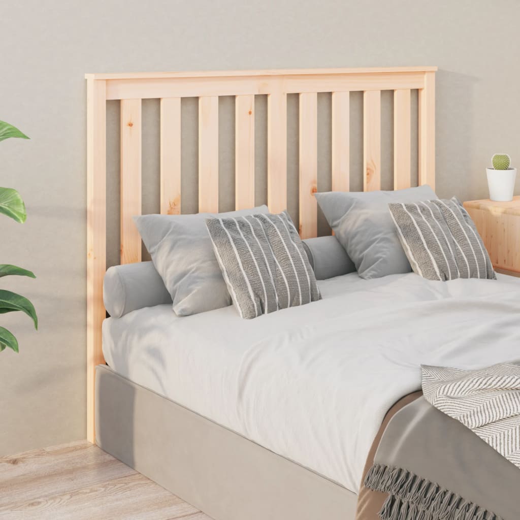Bed Headboard 106X6X101 Cm Solid Wood Pine