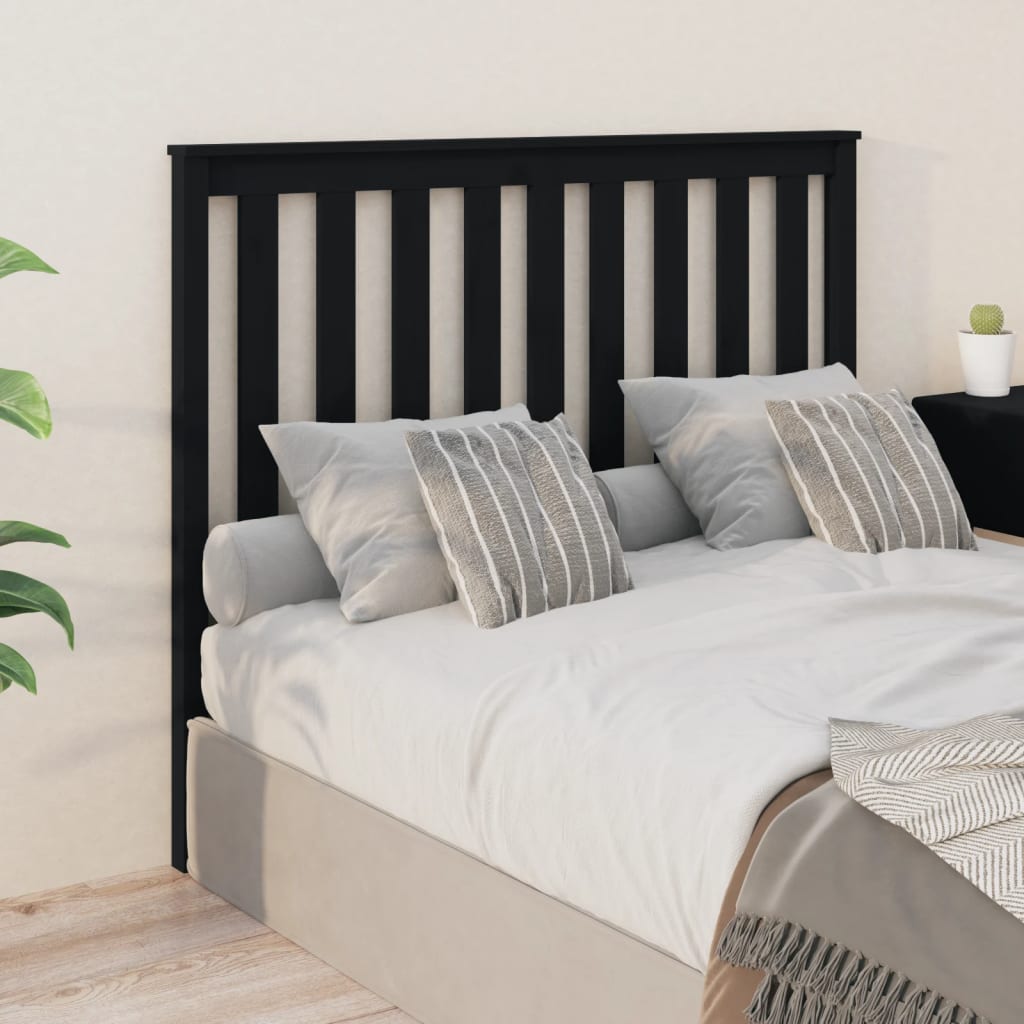 Bed Headboard 106X6X101 Cm Solid Wood Pine