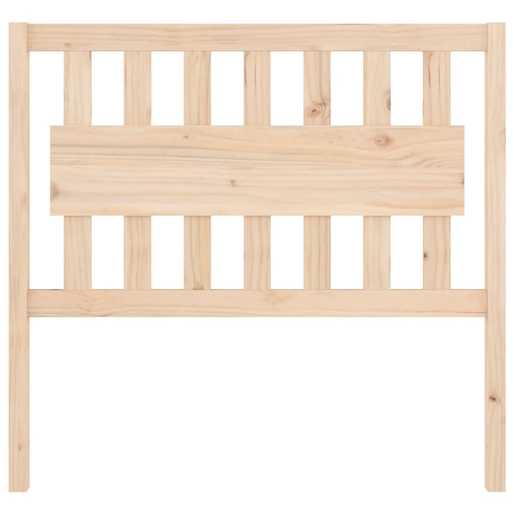 Bed Headboard 105.5X4X100 Cm Solid Wood Pine