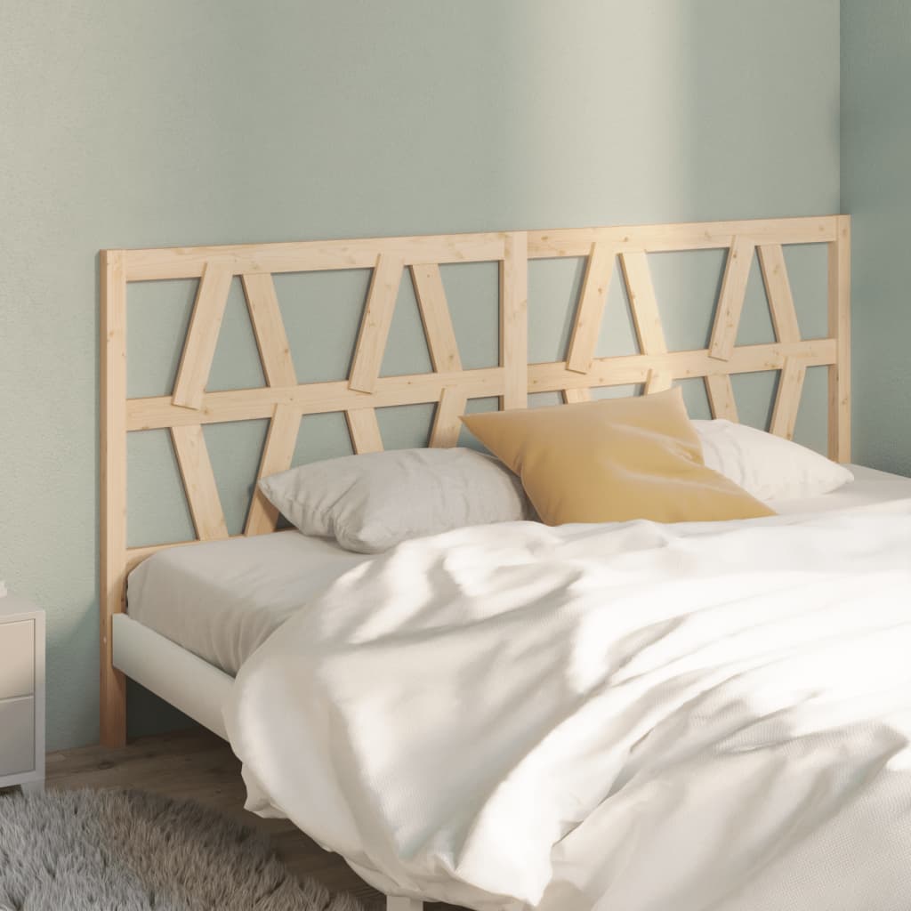 Bed Headboard 106X4X100 Cm Solid Wood Pine