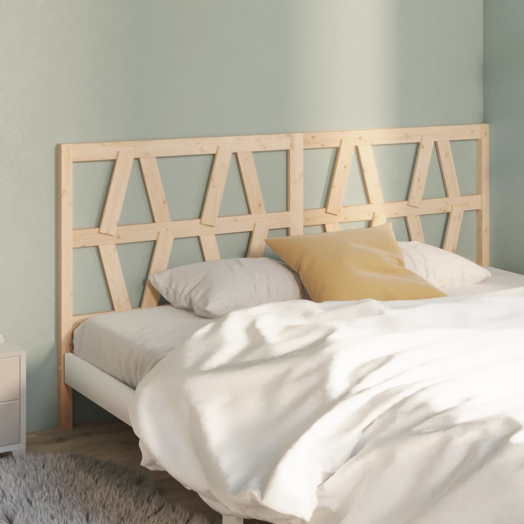 Bed Headboard 106X4X100 Cm Solid Wood Pine