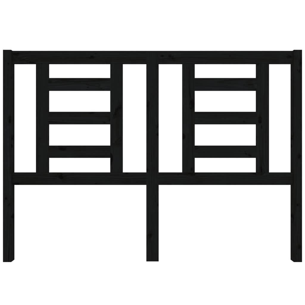 Bed Headboard 141X4X100 Cm Solid Wood Pine