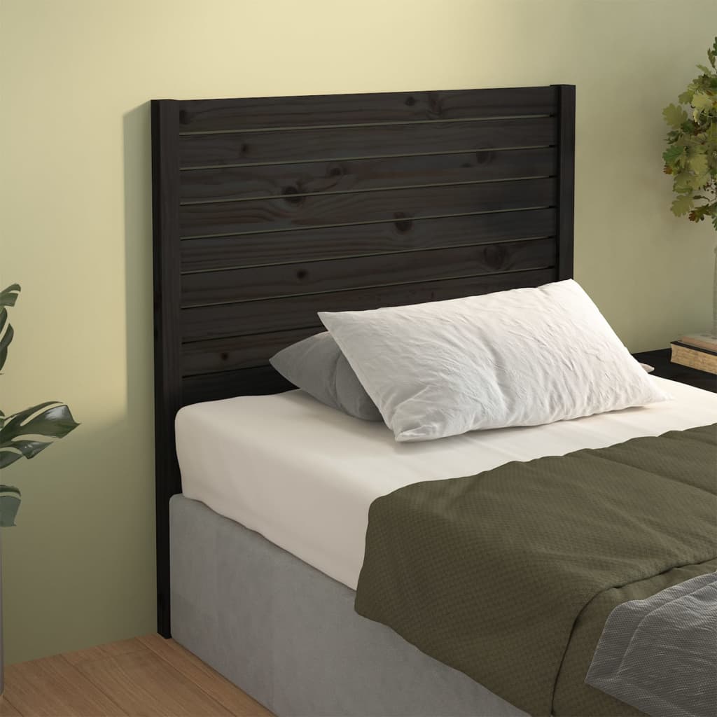 Bed Headboard 96X4X100 Cm Solid Wood Pine