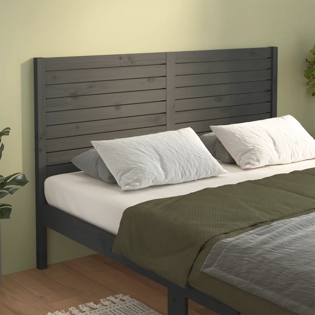 Bed Headboard 96X4X100 Cm Solid Wood Pine