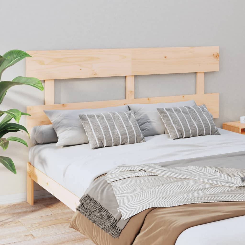 Bed Headboard 138X3X81 Cm Solid Wood Pine